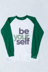 Свитшоты с текстом «be your self»