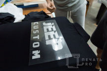 Черный свитшот с логотипом «JEEP CUSTOM»